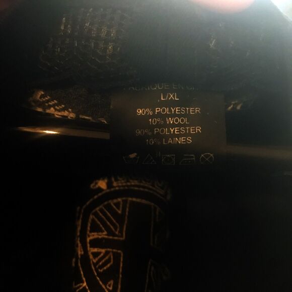 Y2K Ben Sherman Fedora Hat Men L/XL Gray Plaid Wool Black Band Emo Grunge Preppy - Picture 11 of 11